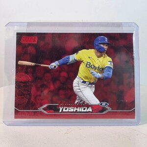 Masataka Yoshida Boston Red Sox 2023 Topps Stadium Club Baseball Card In Protect